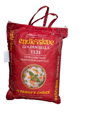 Endlesslove Golden Sella 1121 Extra Long Grain Paraboiled Basmati Rice 5kg - Africa Products Shop