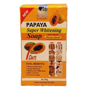 Komark Papaya Super Whitening Soap 250g - Africa Products Shop