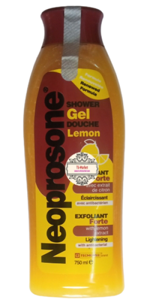 Neoprosone Lemon Shower Gel Lightening Antibacterial 750 ml - Africa Products Shop