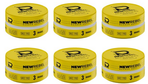 New Rebel Hair Styling Wax 3 Brabus 6 stuks