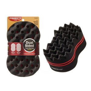Red Style Dual Sided Twist Sponge Jumbo