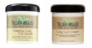 Taliah Waajid Cream Curly Co wash and Curly Curl Cream Set - Africa Products Shop