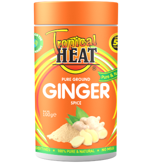 Tropical Heat Pure Ground Ginger Spice 100 ml - Africa Products Shop
