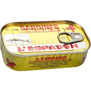 Sardine L'espadon Hot 125 g