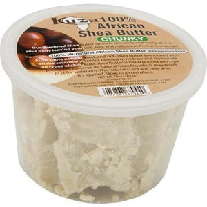 Kuza African Shea Butter White Chunkey 10 oz