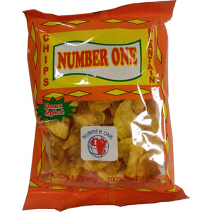 Number One Banan Plantain Chips Doux