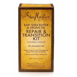 Shea Moisture Raw Shea Butter and Argan Oil Repair and Transition Kit