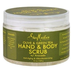 Shea Moisture Olive Oil and Green Tea Hand and Body Scrub 340 g