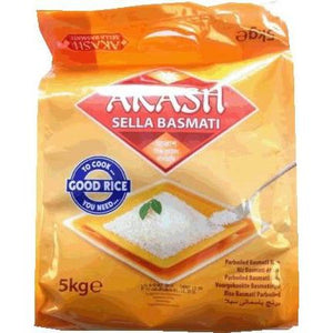 Akash Sella Basmati Rice 5 kg