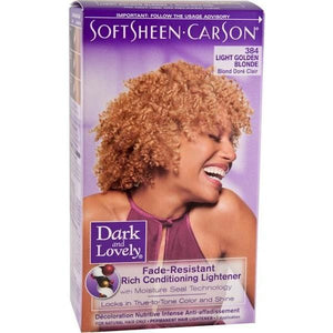 Dark and Lovely Color 384 Light Gold Blond