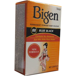 Bigen Permanent Powder Hair Colour Blue Black 88