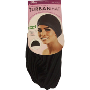 Murry Elastic Hold Turban Hat No 2147BLK