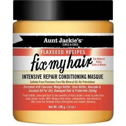 Aunt Jackie's Flaxseed Fix My Hair Intensive Repair Conditioning Masque 15oz