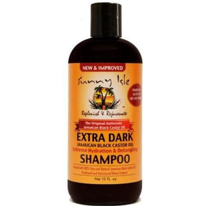 Sunny Isle Extra Dark Jamaican Black Castor Oil Shampoo 12 oz