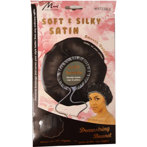 Magic Soft and Silk Drawstring Bonnet M9723BLK