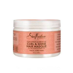 Shea Moisture Coconut Hibiscus Curl and Shine Hair Masque 340 g