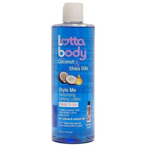 Lotta Body Coconut Shea Oils Style Me Texturizing Setting Lotion 354 ml