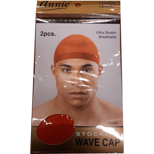 Annie Ultra Stretch Stocking Wave Cap 2 pieces