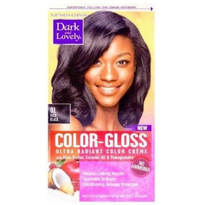 Dark and Lovely Color Gloss 01 Rich Black