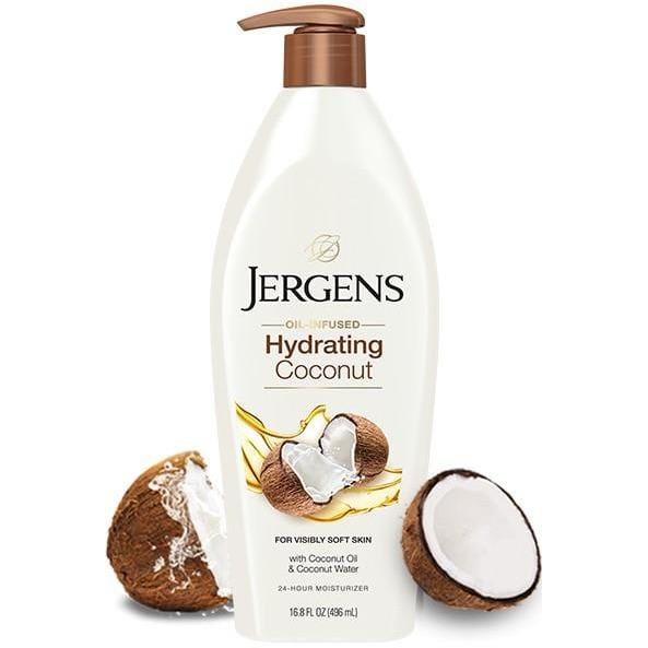 Jergens Hydrating Coconut  Moisturizer Body Lotion 496 ml