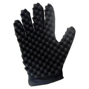 Hair Braider Twist Sponge Gloves Shape For Afro Dreadlocks