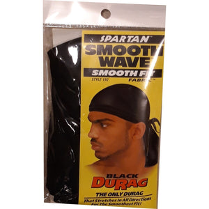 Spartan Smooth Wave Black Durag