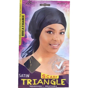 Murray Scarf Satin Triangle M2153BLK