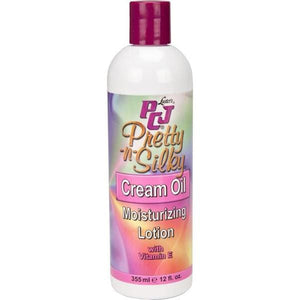 PCJ Pretty-N-Silky Cream Oil Moisturizing Lotion 12 oz