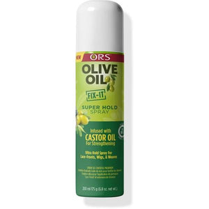 ORS Olive Oil Fix-it Super Hold Spray Castor Oil 200 ml