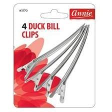 Annie 4 Duck Bill Clips