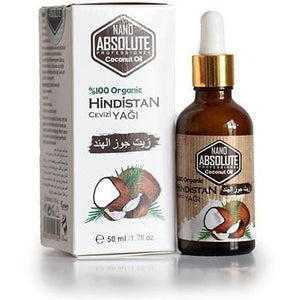 NANO ABSOLUTE ORGANIC COCONUT OIL HINDISTAN 50 ML