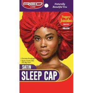RED BY KISS SATIN SLEEP CAP SUPER JUMBO HSL03A
