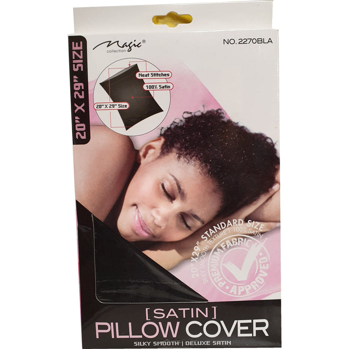 Magic Pillow Cover Satin Black No 2270 BLA