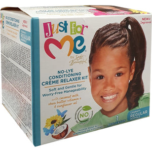 Just for Me No Lye Conditioning Creme Relaxer Kit Regular