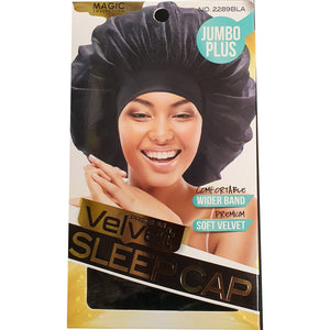 Magic Jumbo Plus Velvet Sleep Cap 2289BLA