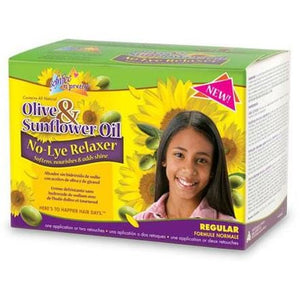 Sofn'Free N'Pretty Olive & Sunflower Relaxer Kit Regular