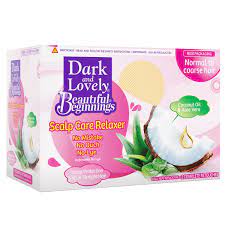 Dark and Lovely Beautiul Beginners No Lye Relaxer Kit Pink Normal