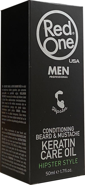 Red One Beard & Mustache Care Oil 50 ml - Hairwaxshop