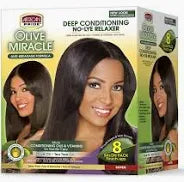 African Pride Olive Miracle 8 Touch-Up Relaxer Kit Super - Africa Products Shop