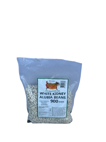 African Beauty White Kidney Alubia Beans 900 g