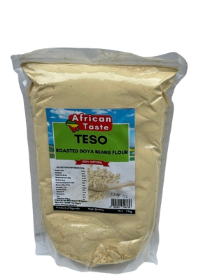 African Taste Teso Roasted Soya Beans Flour Uganda 1kg - Africa Products Shop