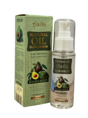 Asila Natural Argan and Avocado Vitamin E Hair Serum 60 ml