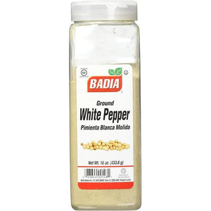 Badia Ground White Pepper 453.6 g - Africa Products Shop