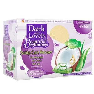 Dark and Lovely Beautiful Beginnings  No Mistake Smooth Relaxer Fine Hair
