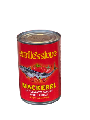 Endlesslover Mackerel Chilli Tomato Sauce 425 g - Africa Products Shop