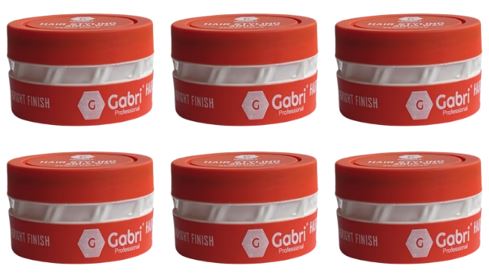 Gabri Hair Styling Aqua Wax Bright Finish 6 stuks