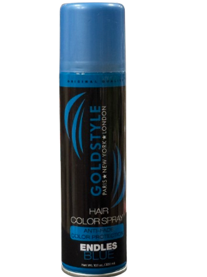 Gold Style Hair Color Spray Anti-Fade Color Protection Endles Blue 300 ml