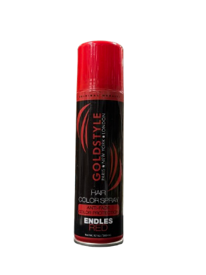 Gold Style Hair Color Spray Anti-Fade Color Protection Endles Red 300 ml