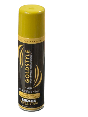 Gold Style Hair Color Spray Anti-Fade Color Protection Endles Yellow 300 ml