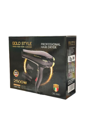 Gold Style Professional Hair Dryer 2500 W